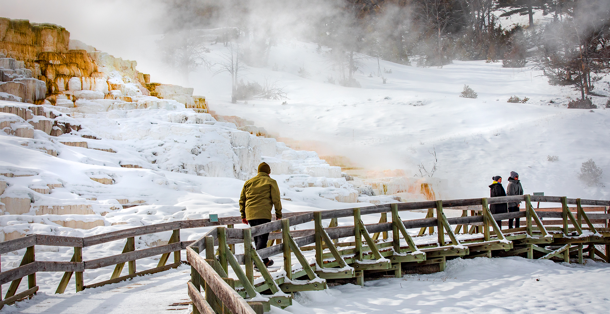 Mammoth Hot Springs Boardwalk